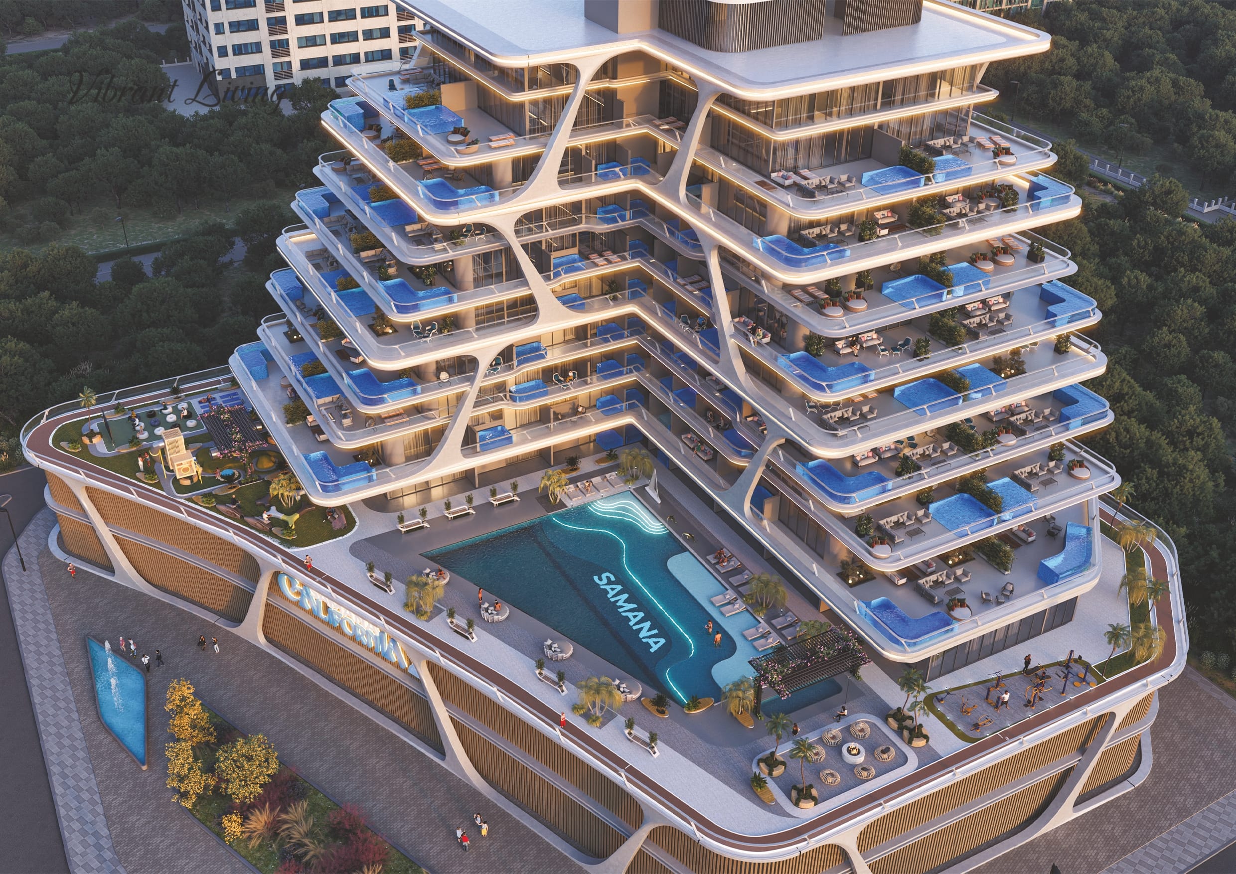 Apartament z 1 sypialnią, 117.66m² w Dubaj, Zjednoczone Emiraty Arabskie [ID: 1102-5be952df]